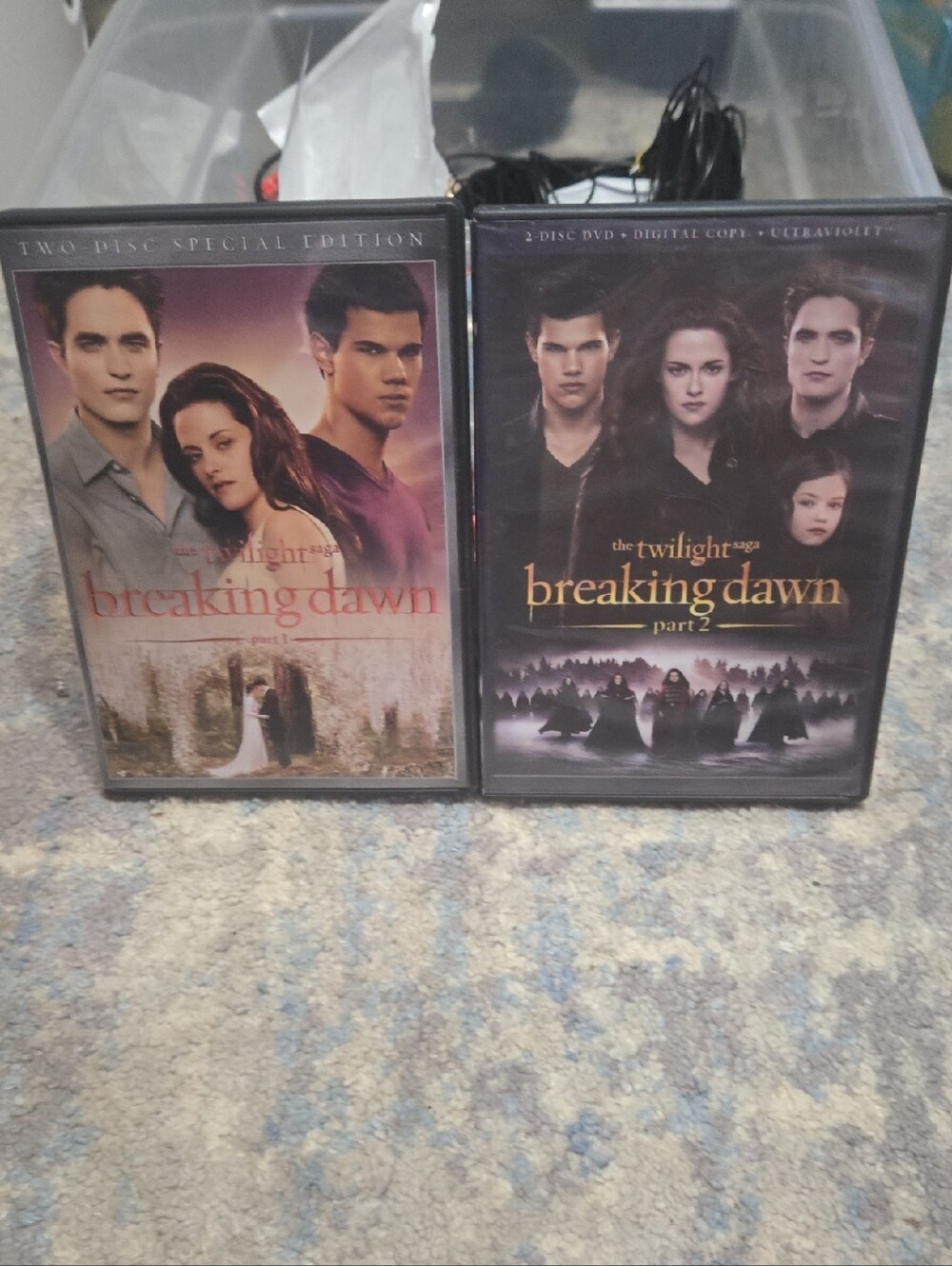The Twilight Saga: Breaking Dawn Parts 1 & 2 DVD Set - Black